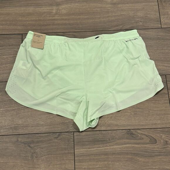 Nike Aeroswift Dri-Fit ADV 2" Brief Lined Running Shorts Mens XL Vapor Green - Picture 4 of 4